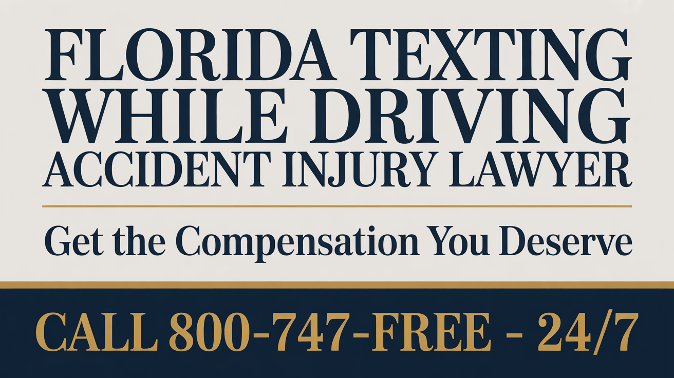 Florida Texting While Driving Accident Injury Lawyer
