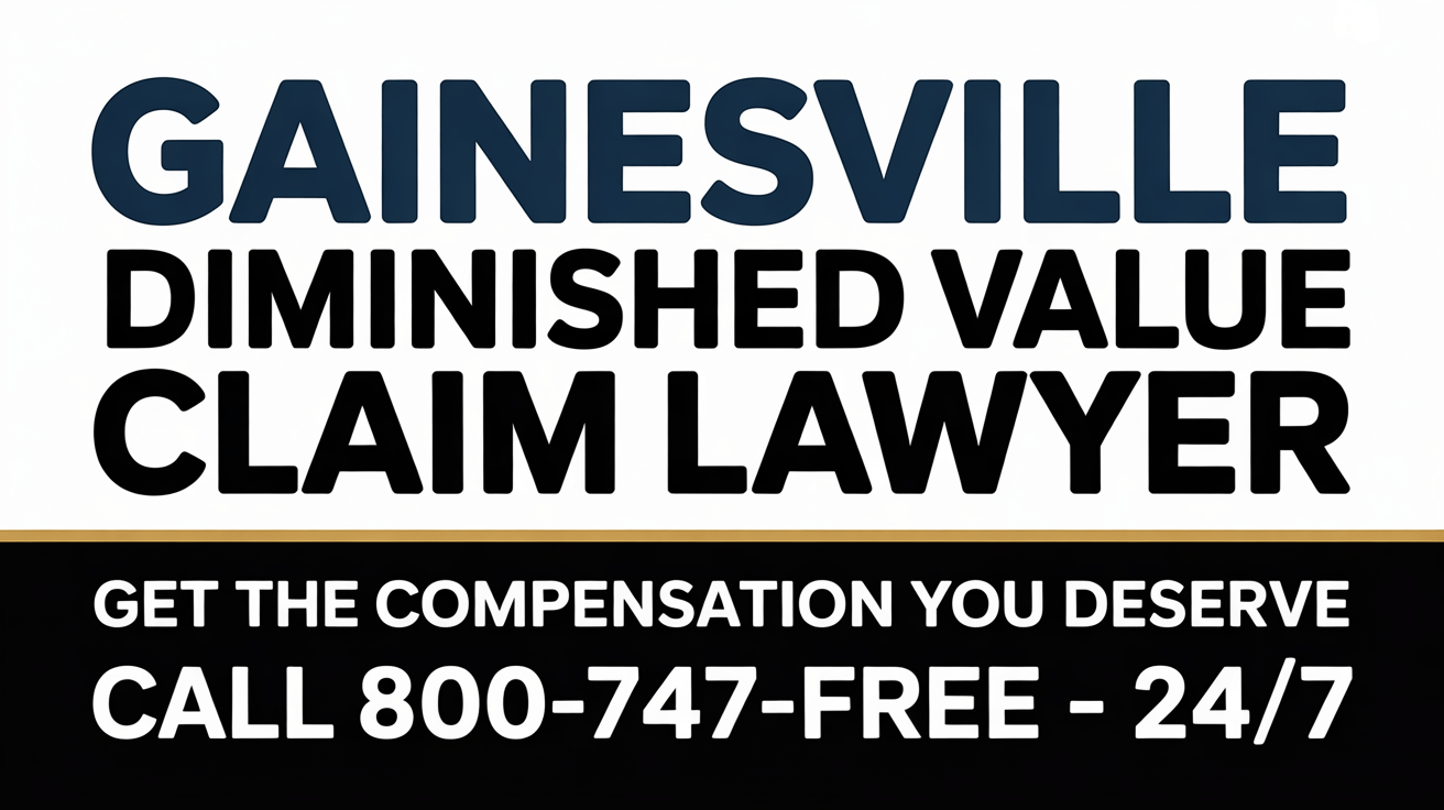 Abogado de lesiones por reclamación de valor disminuido en Gainesville