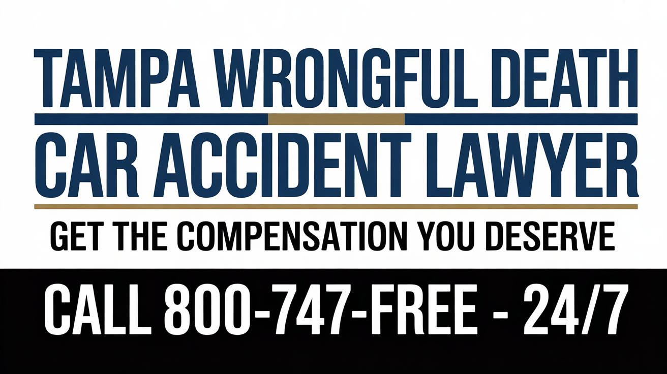 Abogado de lesiones por accidente automovilístico por muerte injusta en Tampa