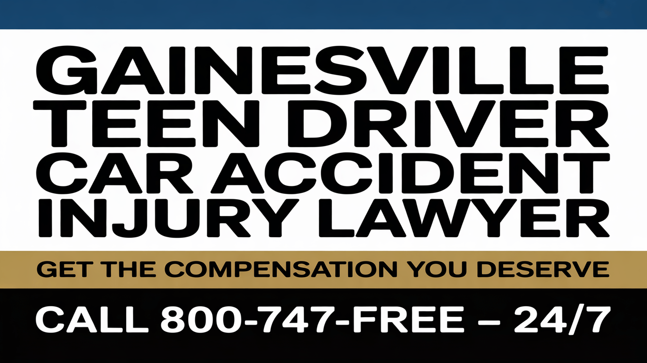 Gainesville Teen Driver Accident Lawyer