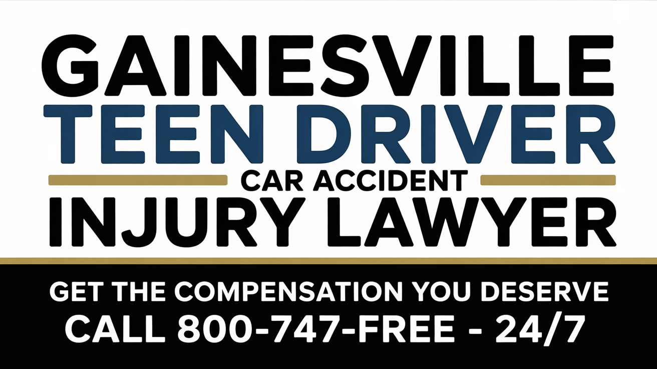 Gainesville Teen Driver Accident Lawyer