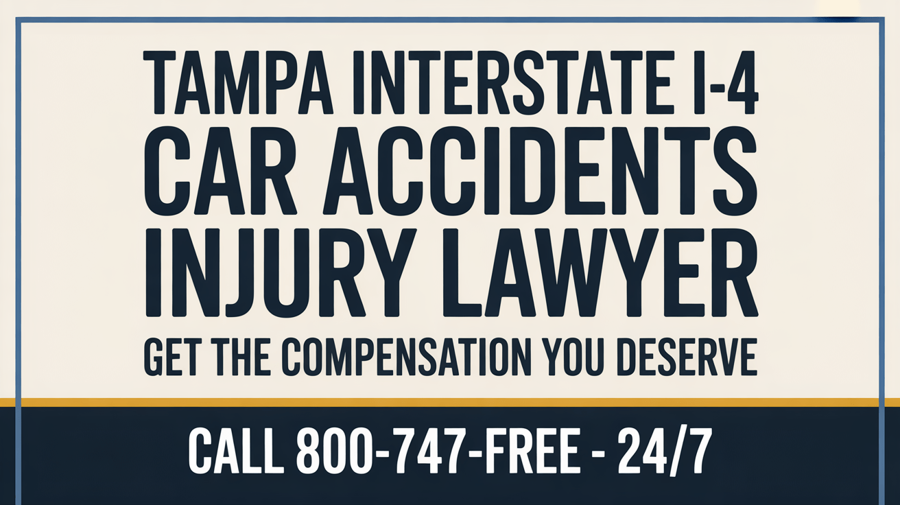 Tampa Interstate I-4 Car Accidents Injury Lawyer