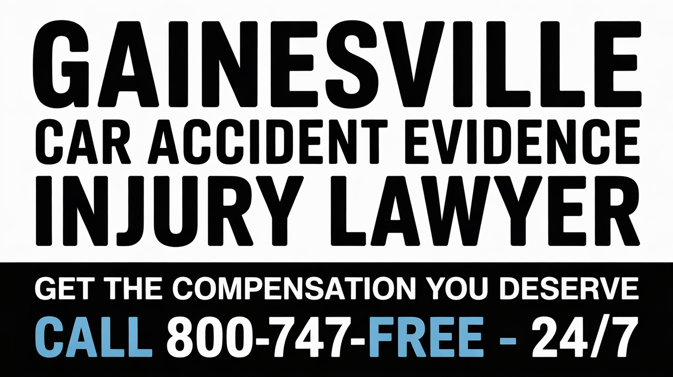 Gainesville Car Accident Evidence Injury Lawyer