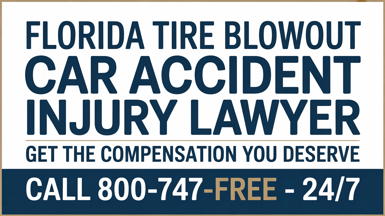 Florida Tire Blowout Car Accident Injury Lawyer
