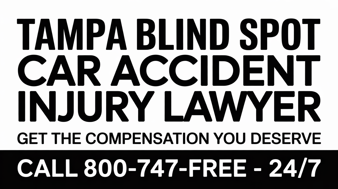 Abogado de Lesiones por Accidente de Coche en Punto Ciego de Tampa