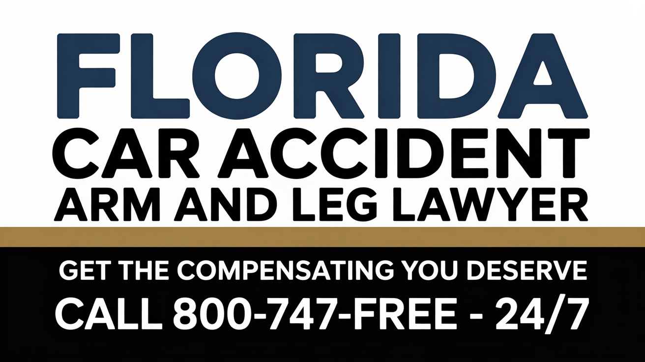 Abogado de Lesiones en Brazos y Piernas por Accidente de Auto en Florida