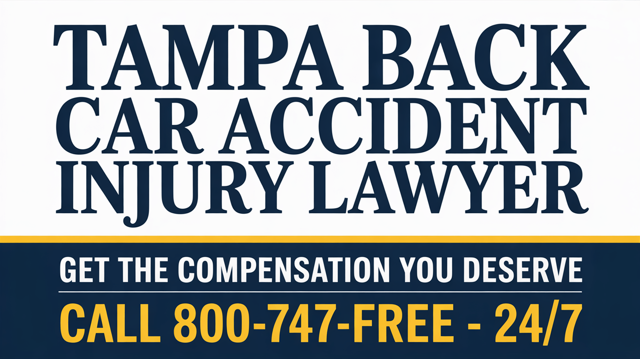 Tampa Back Car Accident Injury Lawyer 