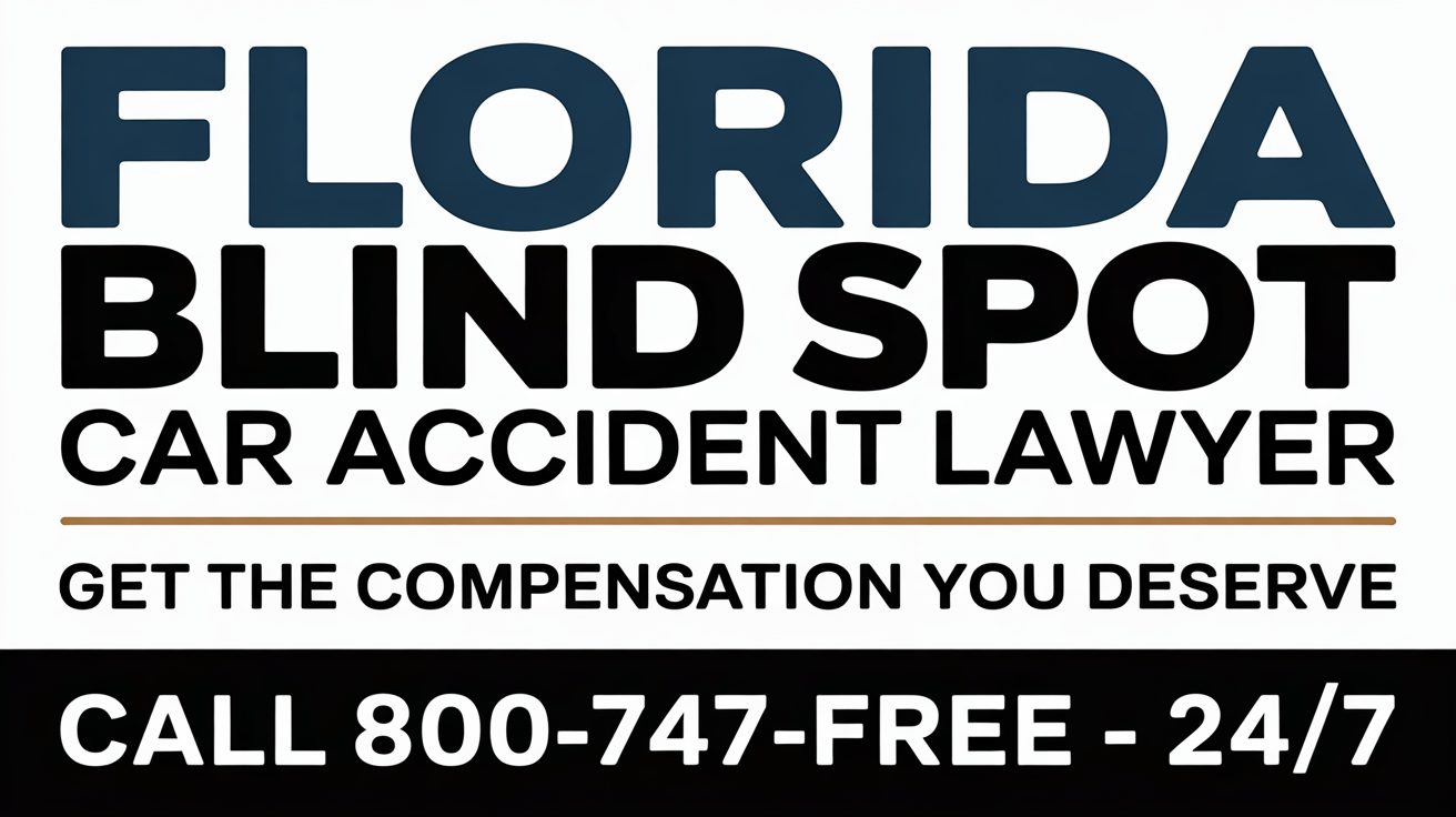 Abogado de lesiones por accidente de automóvil en punto ciego de Florida