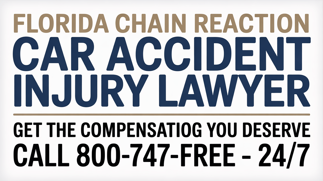 Florida Chain Reaction Car Accident Injury Lawyer