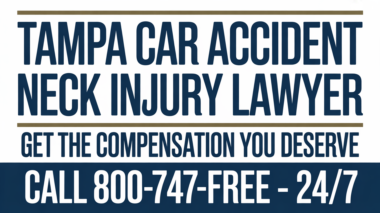 Abogado de lesiones en el cuello por accidente automovilístico en Tampa