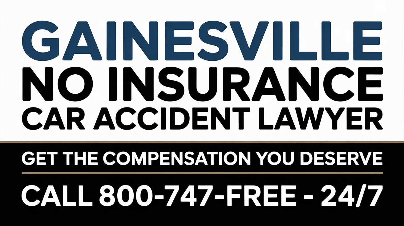 Gainesville No Insurance Car Accident Injury Lawyer
