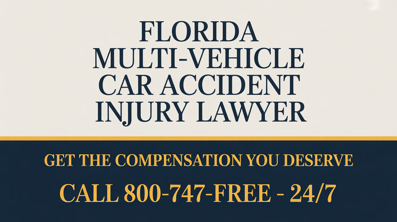 Florida Multi-Vehicle Car Accident Injury Lawyer