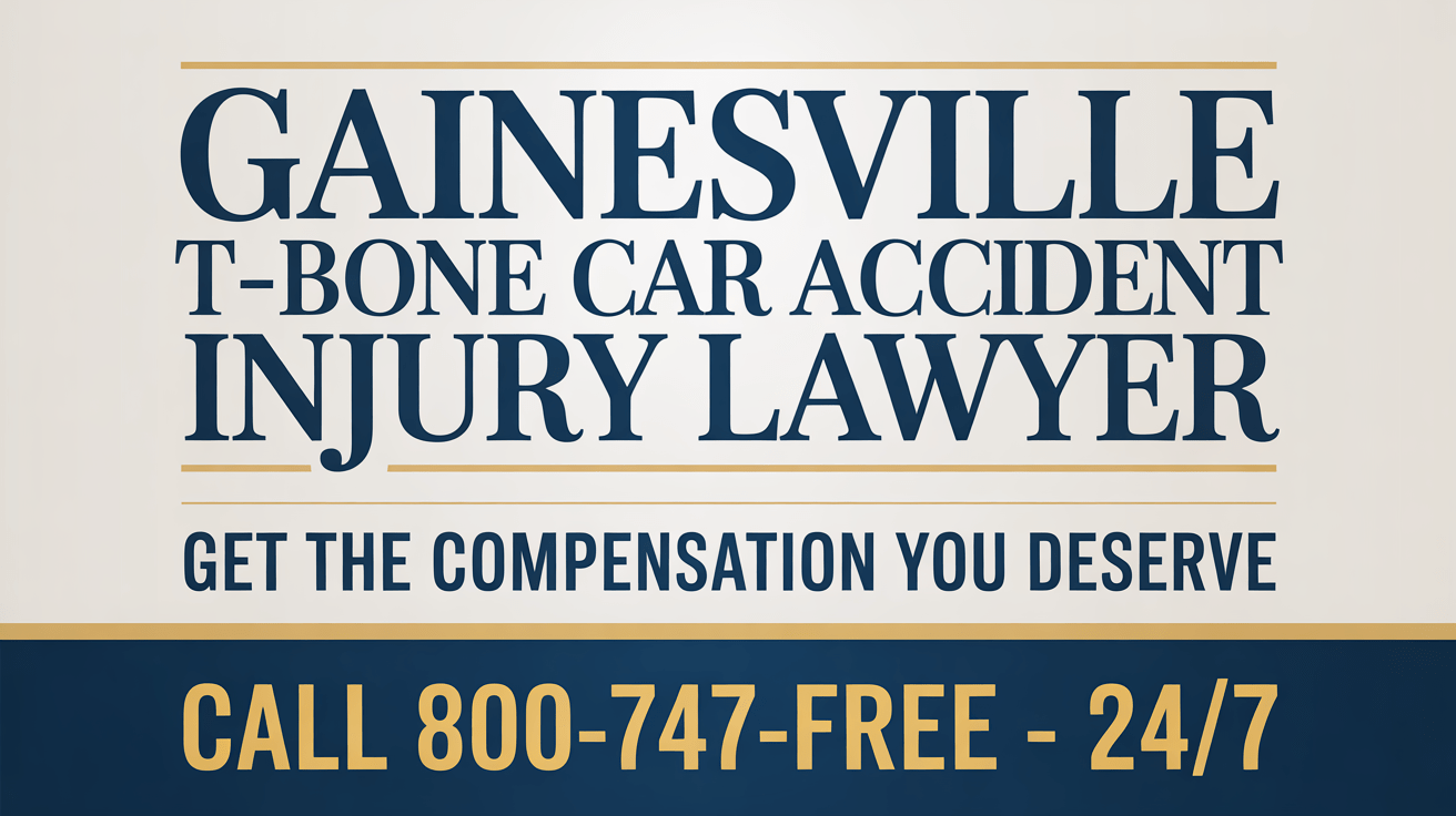 Gainesville T-Bone Car Accident Injury Lawyer