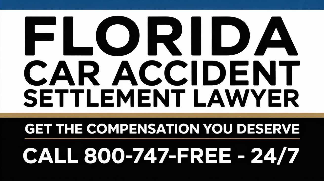 Florida Car Accident Settlement Injury Lawyer