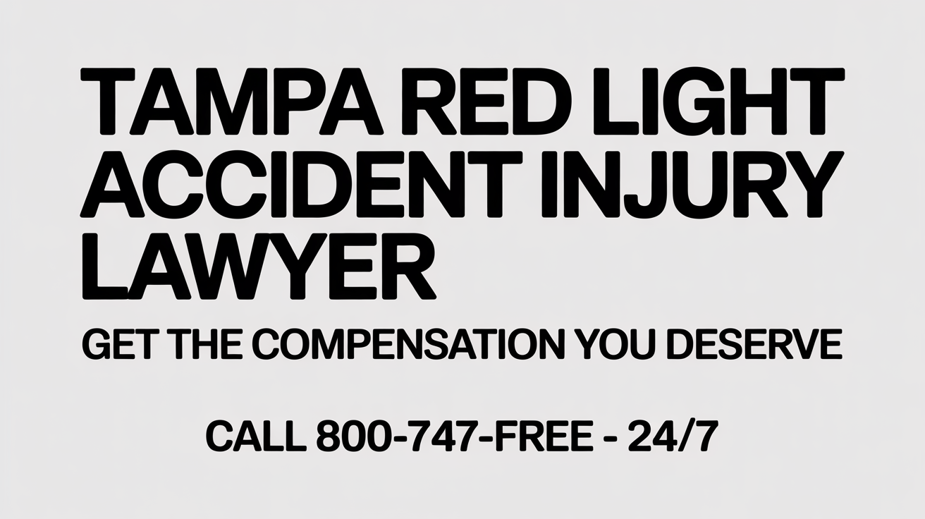 Tampa Red Light Accident Injury Lawyer