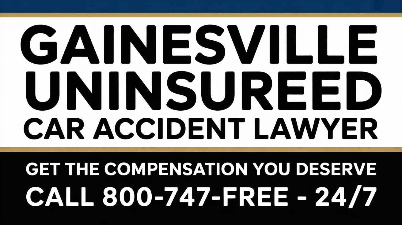 Gainesville Uninsured Motorist Accident Injury Lawyer