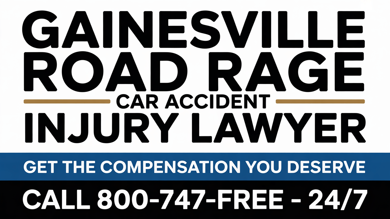 Abogado de Lesiones por Accidente de Coche por Ira en la Carretera de Gainesville