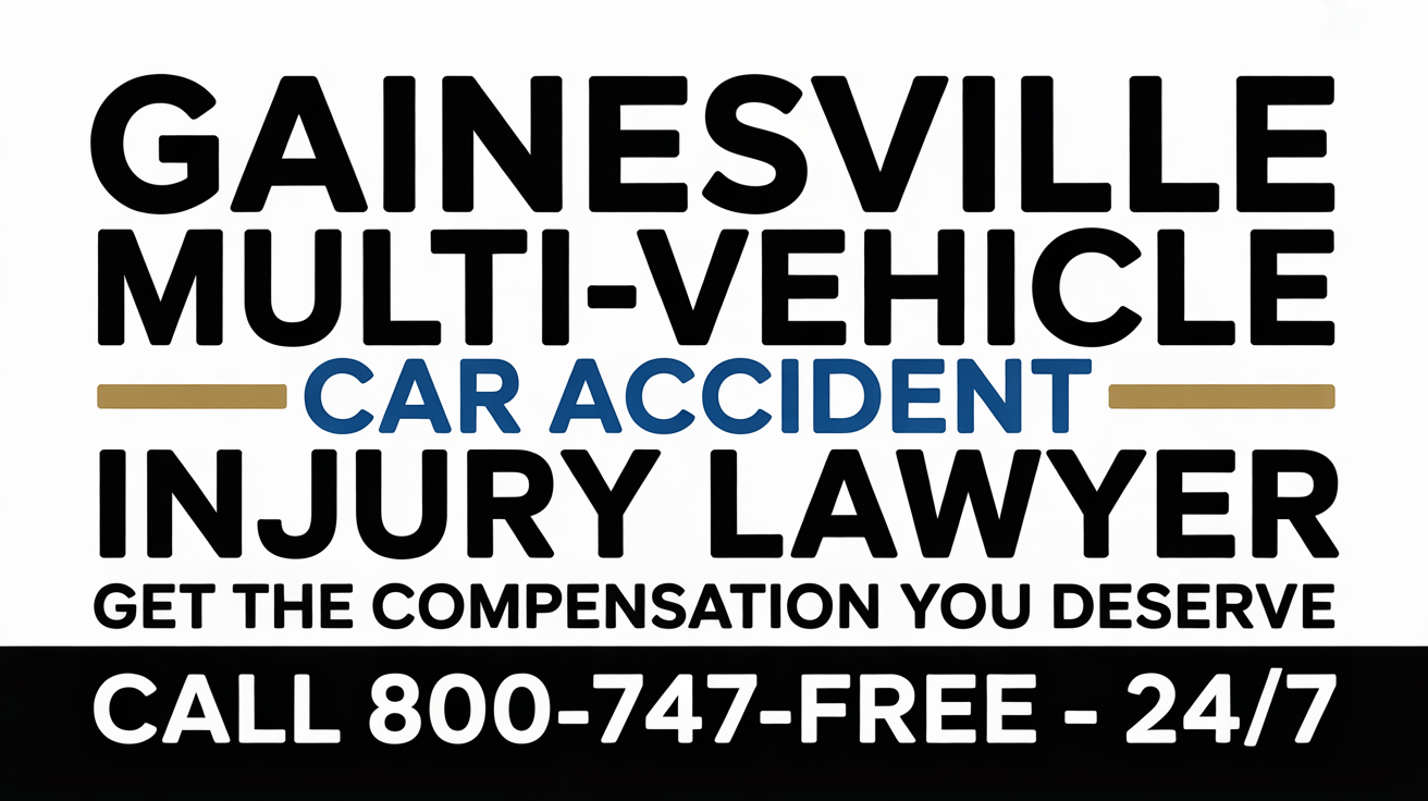 Gainesville Multi-Vehicle Car Accident Injury Lawyer