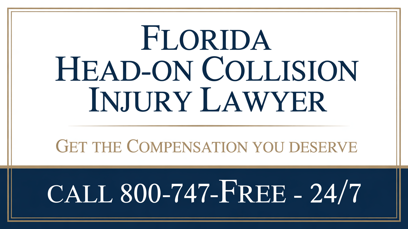 Abogado de lesiones por colisión frontal en Florida