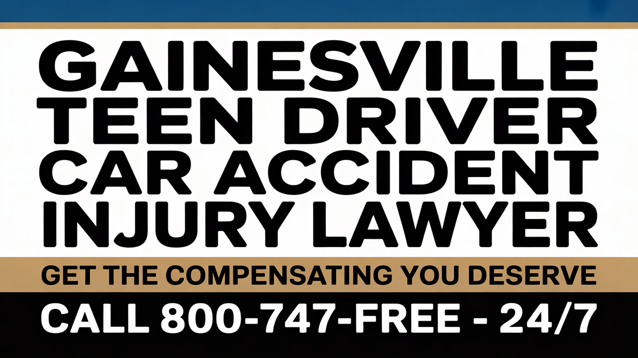 Gainesville Teen Driver Accident Lawyer