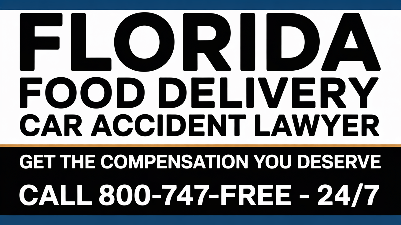 Florida Food Delivery Car Accident Injury Lawyer
