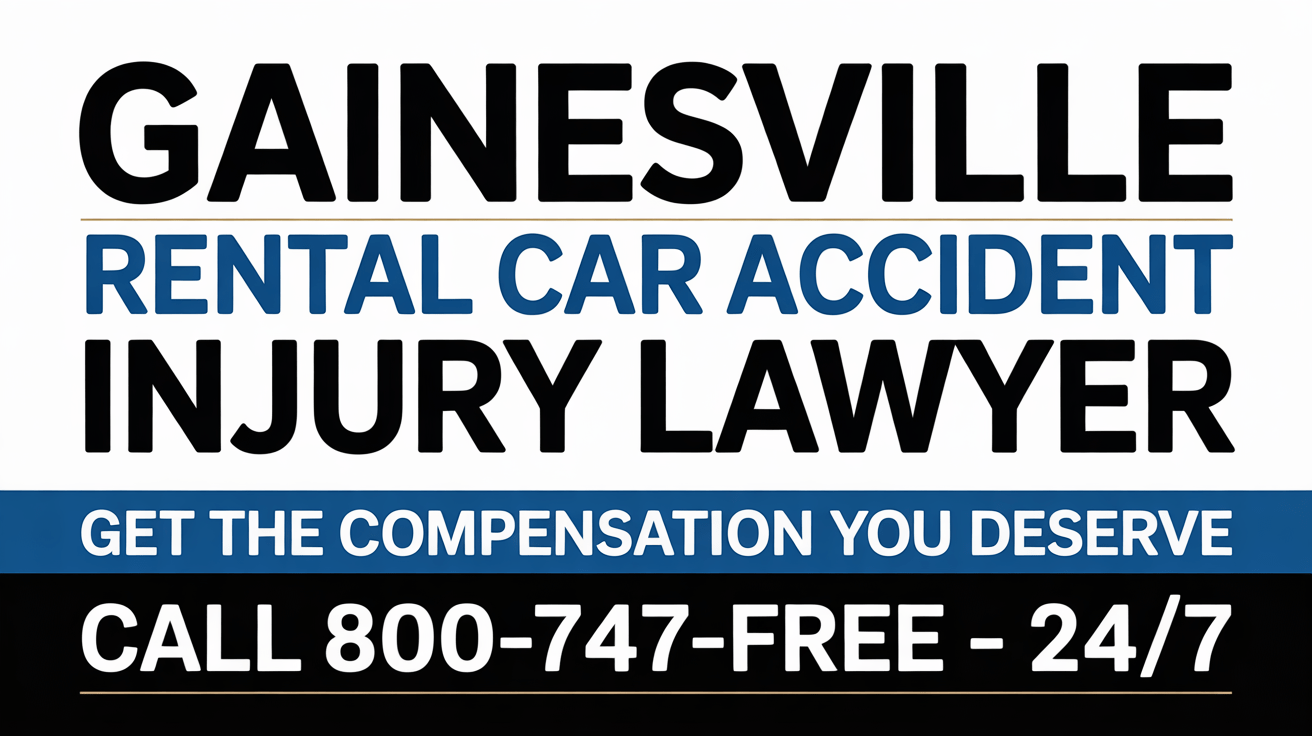 Abogado de lesiones por accidente de auto de alquiler en Gainesville
