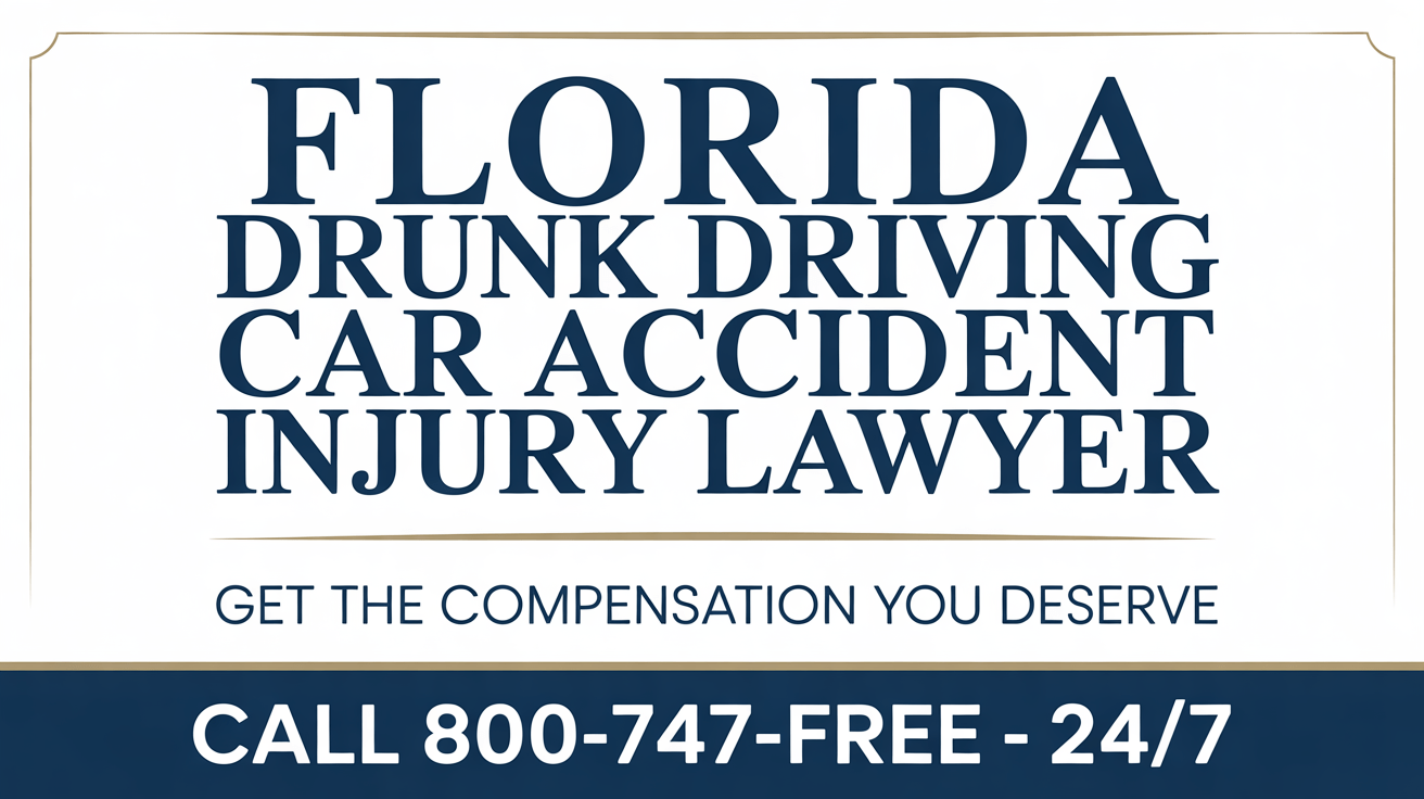Abogado de lesiones por accidentes automovilísticos relacionados con la conducción bajo los efectos del alcohol en Florida