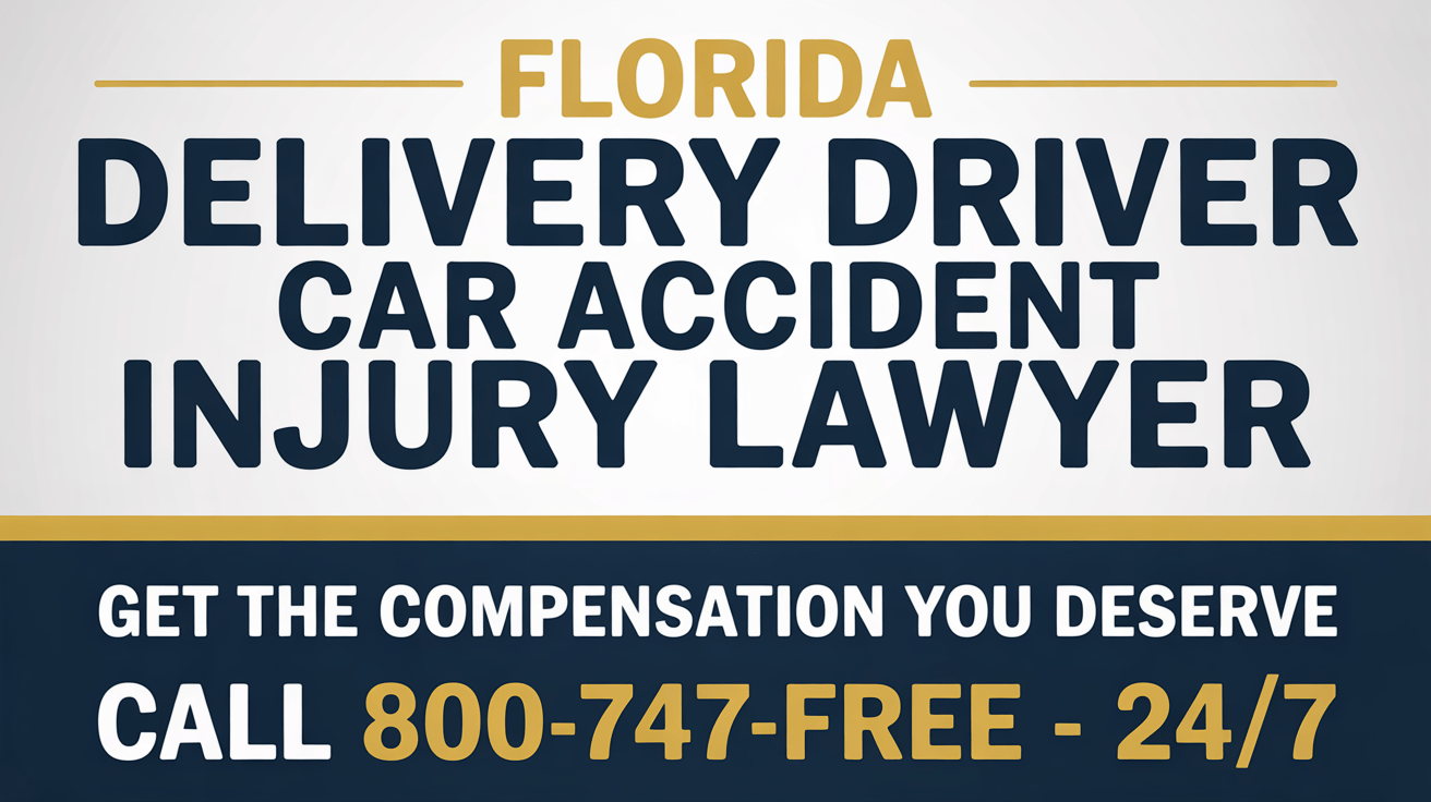 Florida Delivery Driver Car Accident Injury Lawyer