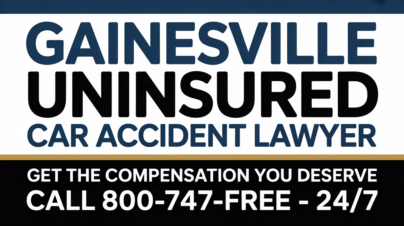 Gainesville Uninsured Motorist Accident Injury Lawyer