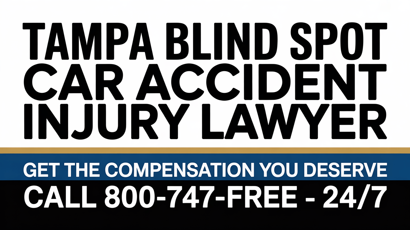 Abogado de Lesiones por Accidentes de Automóvil en Tampa por Punto Ciego