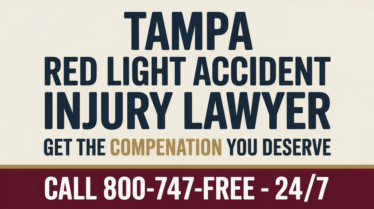 Tampa Red Light Accident Injury Lawyer