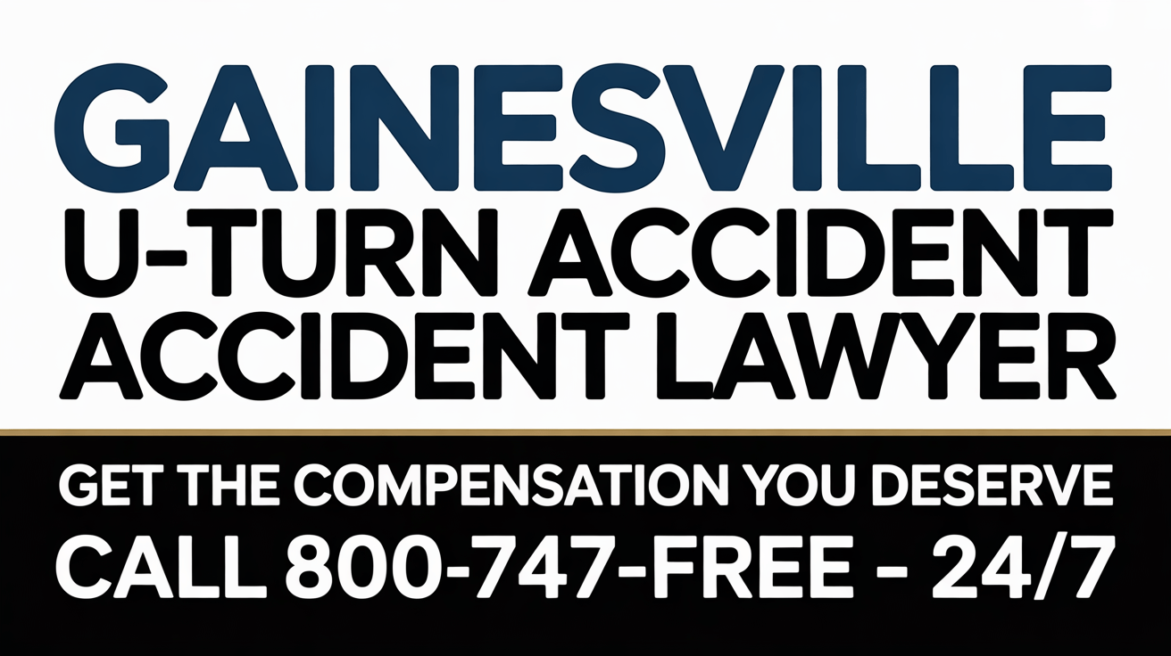 Gainesville U-Turn Accident Injury Lawyer
