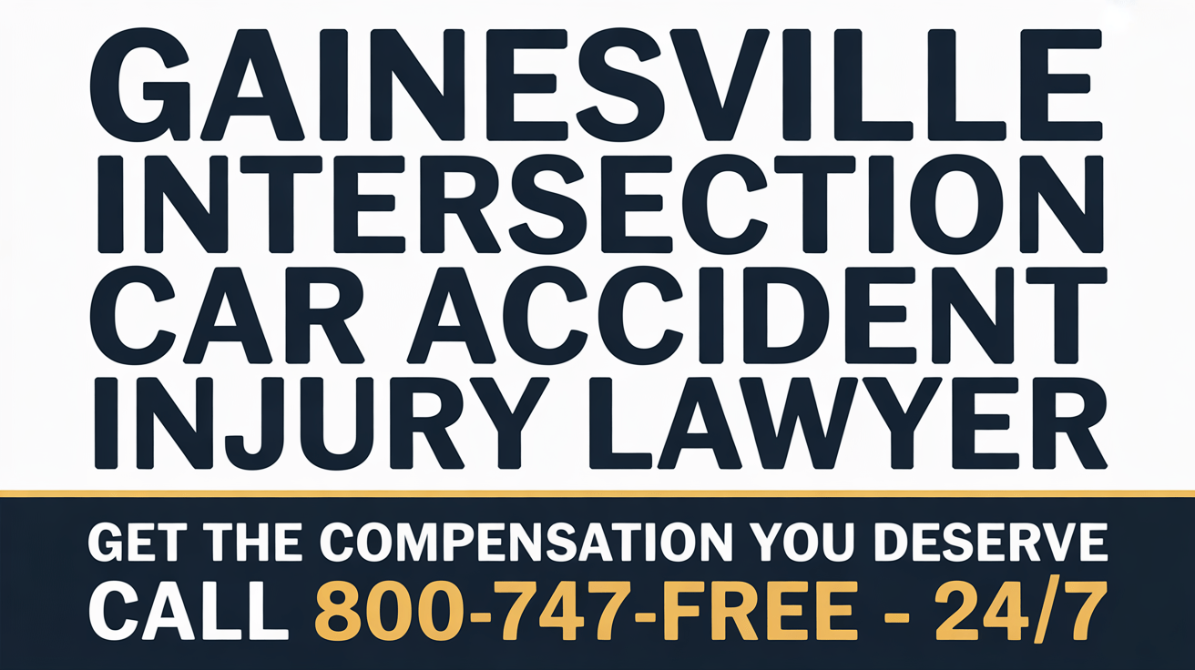 Gainesville Intersection Car Accident Injury Lawyer