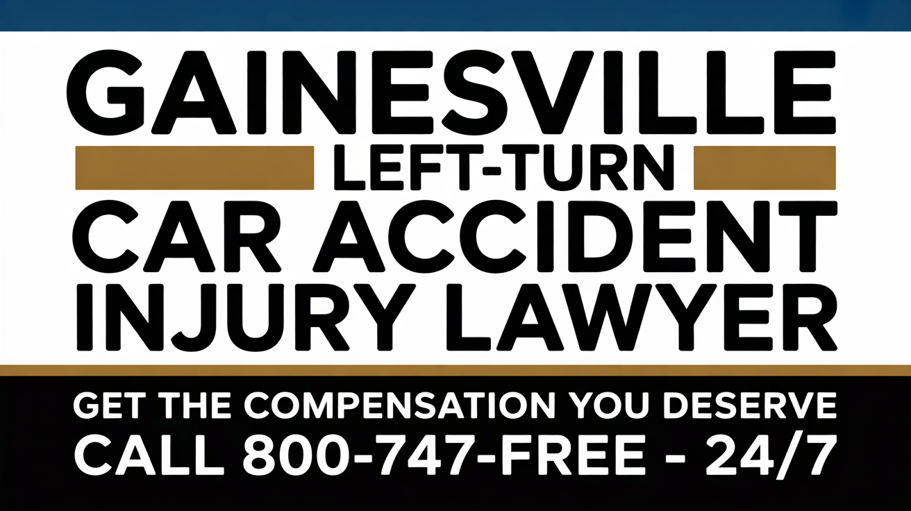 Gainesville Left-Turn Car Accident Injury Lawyer