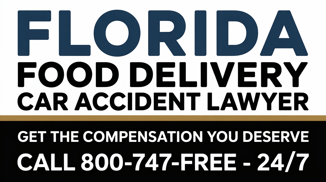 Florida Food Delivery Car Accident Injury Lawyer