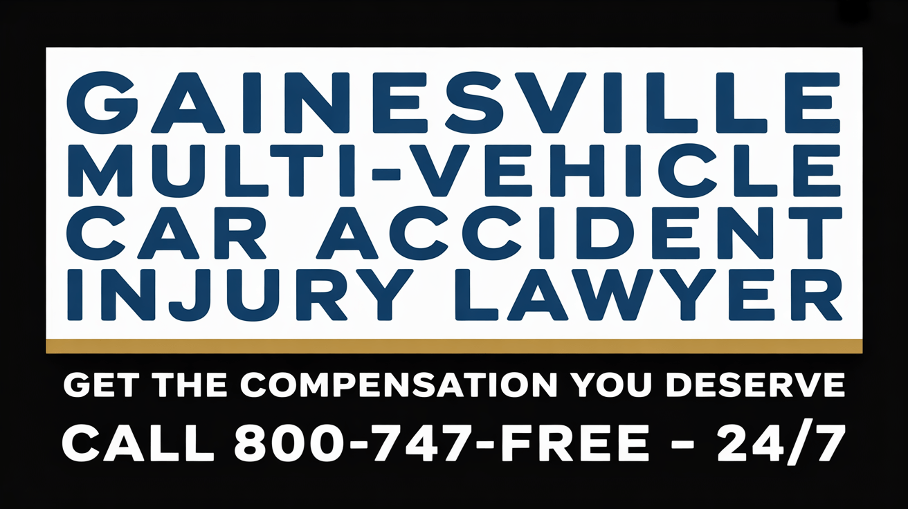 Gainesville Multi-Vehicle Car Accident Injury Lawyer