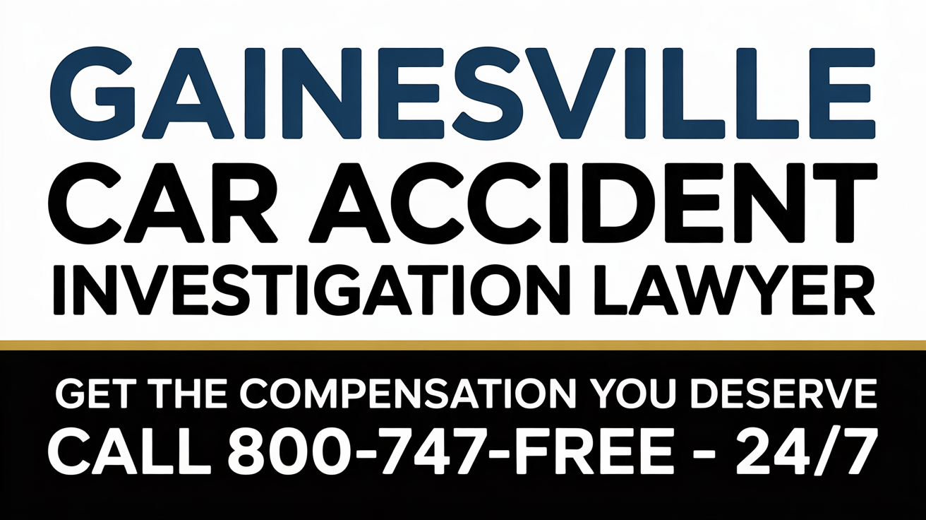 Gainesville Car Accident Investigation Injury Lawyer