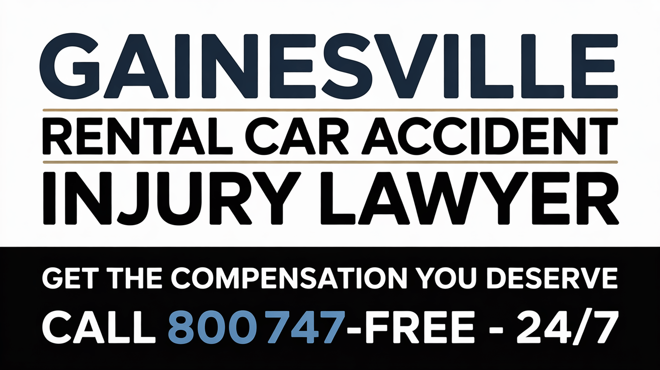 Abogado de Lesiones por Accidentes de Autos de Alquiler en Gainesville