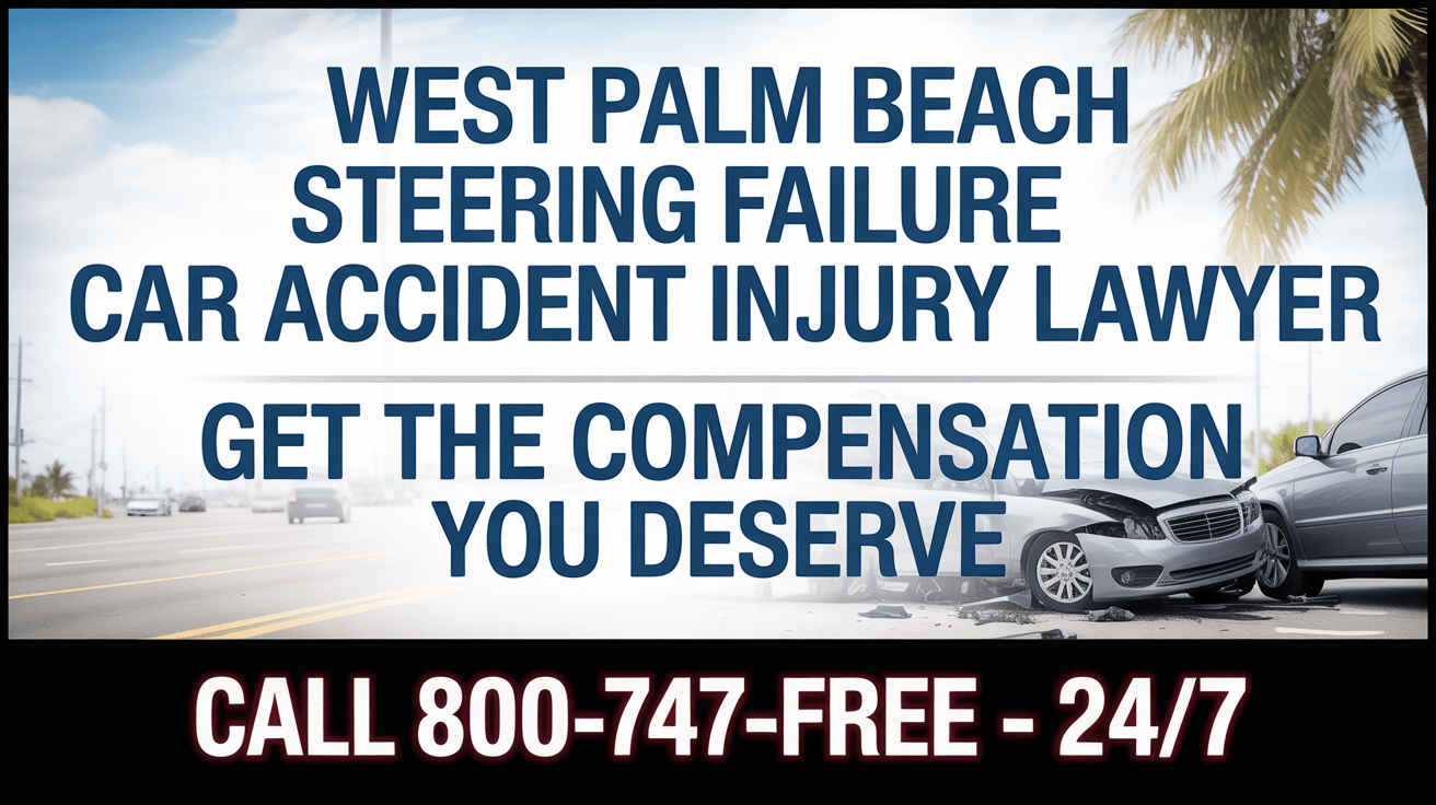West Palm Beach Steering Failure Car Accident Injury Lawyer