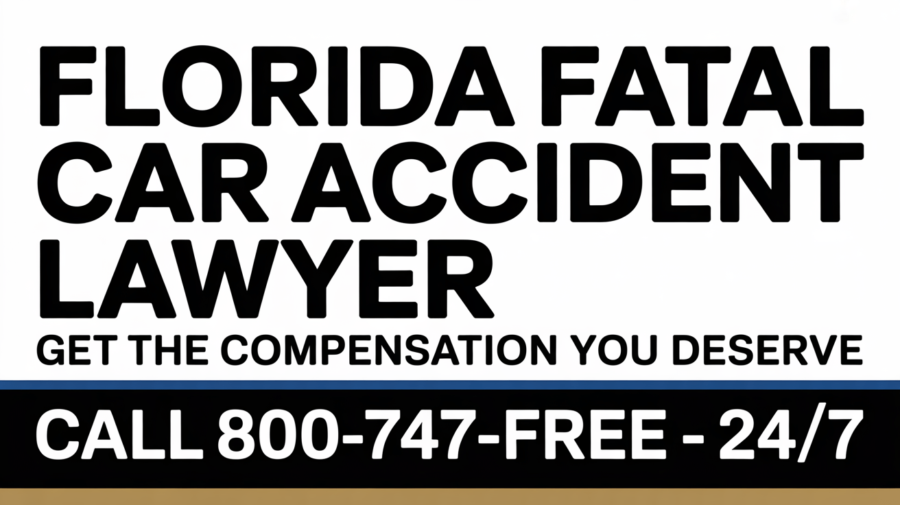 Abogado de Lesiones por Accidente Automovilístico Fatal en Florida