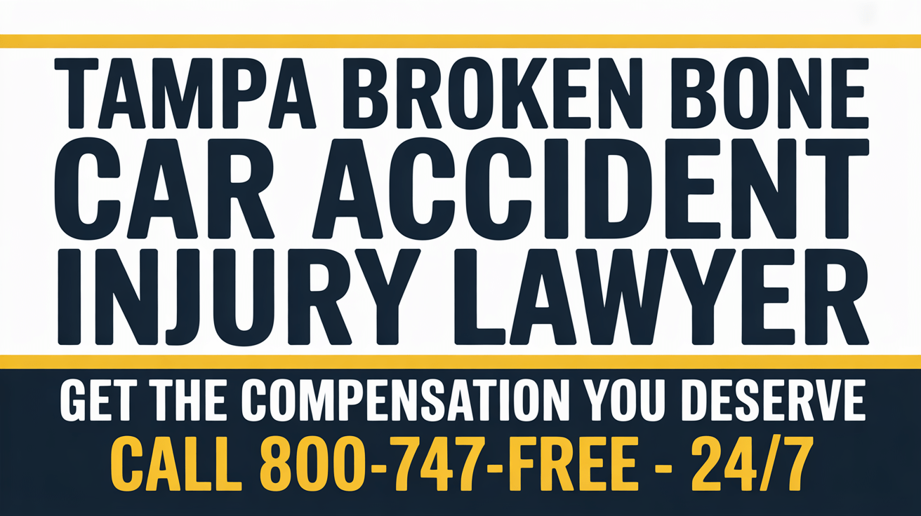 Tampa Broken Bone Car Accident Injury Lawyer