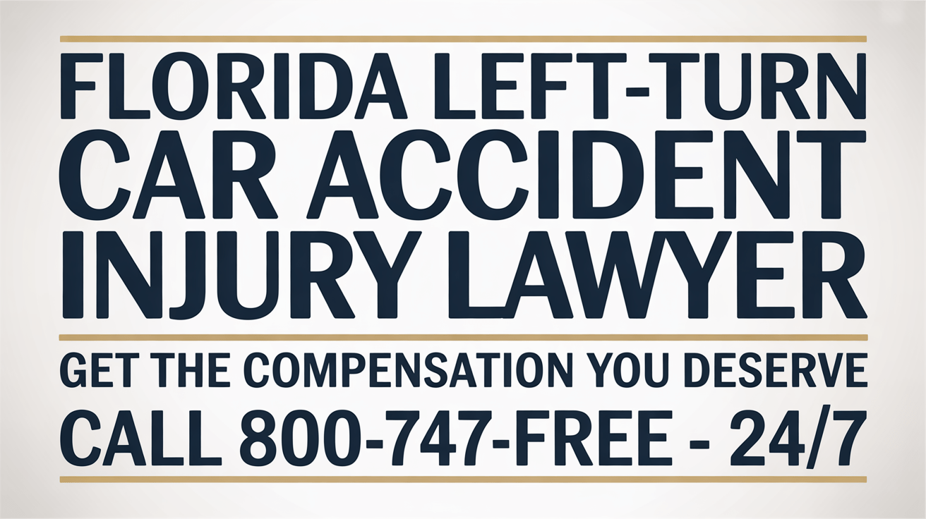 Florida Left-Turn Car Accident Injury Lawyer