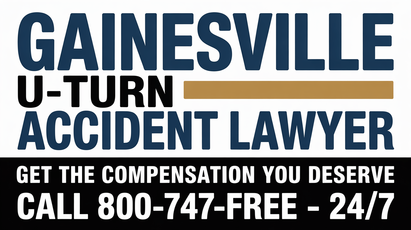Gainesville U-Turn Accident Injury Lawyer