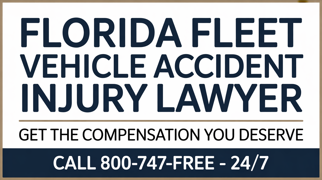 Florida Fleet Vehicle Accident Injury Lawyer