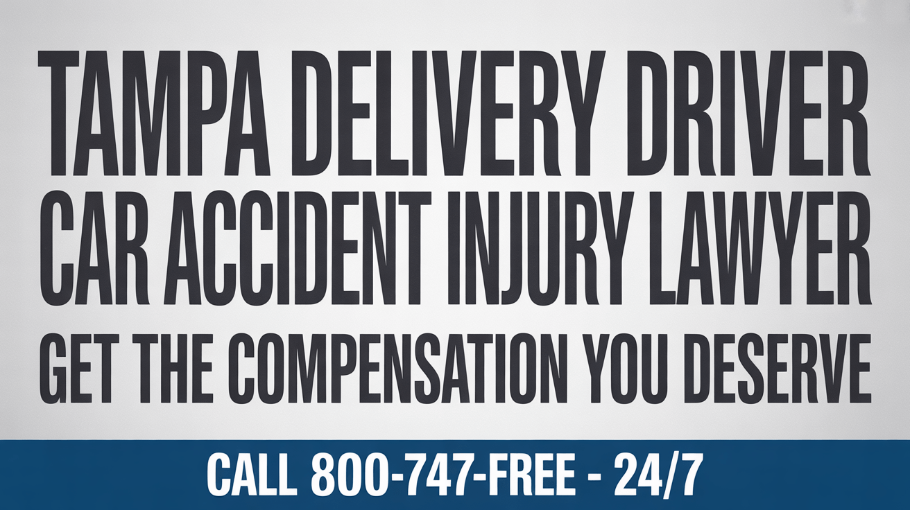 Tampa Delivery Driver Car Accident Injury Lawyer