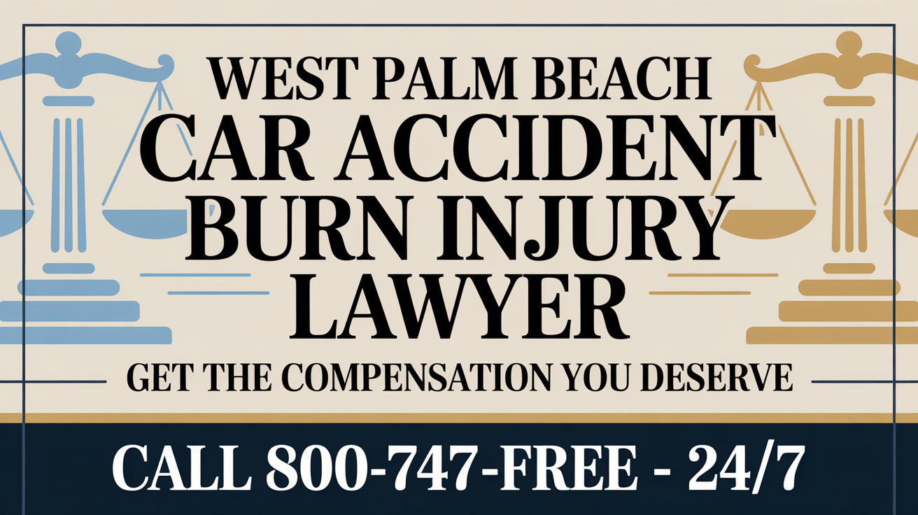 Abogado de Lesiones por Quemaduras en Accidentes de Automóvil en West Palm Beach