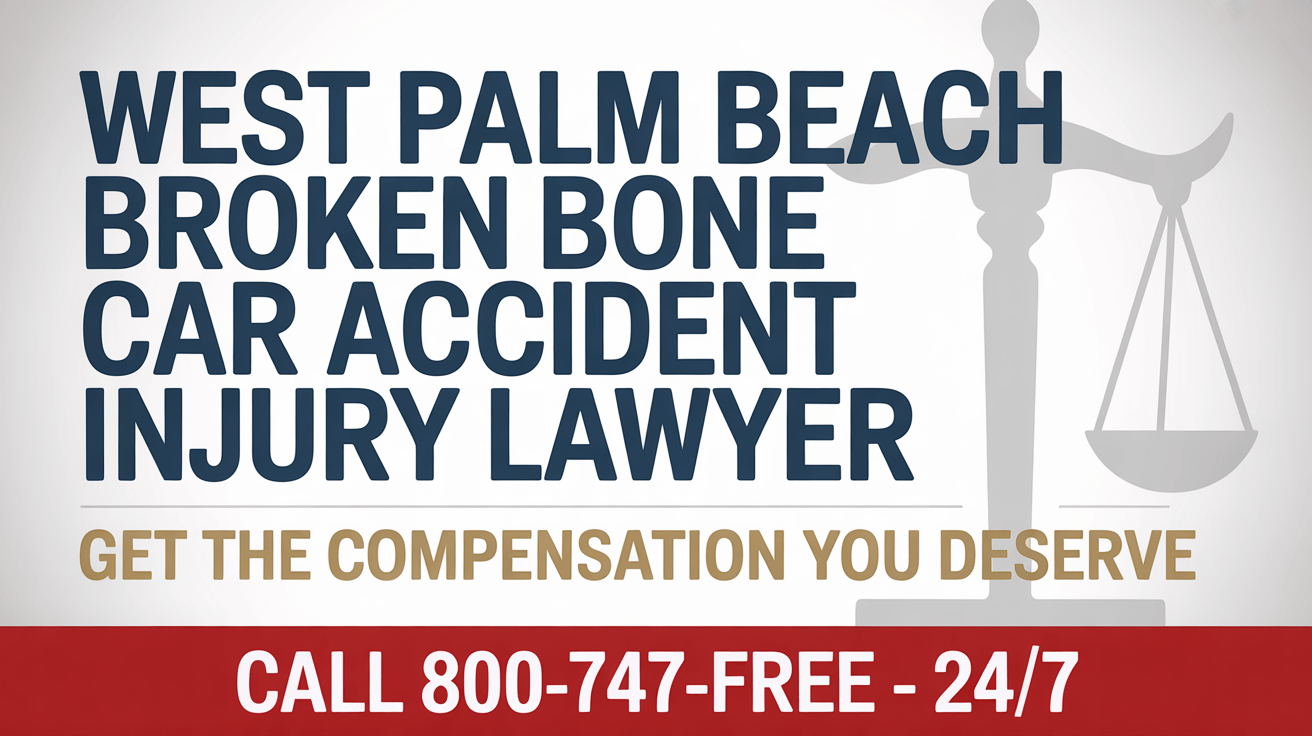 West Palm Beach Broken Bone Car Accident Injury Lawyer