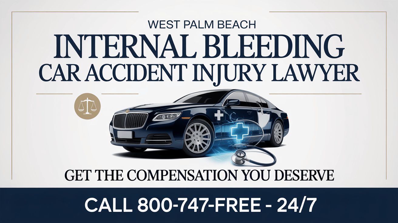 West Palm Beach Internal Bleeding Car Accident Injury Lawyer
