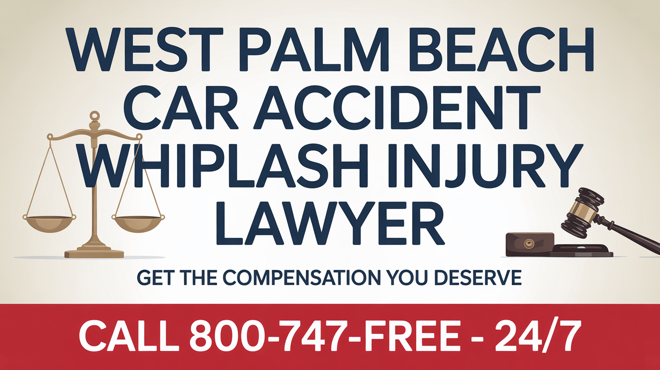 West Palm Beach Car Accident Whiplash Injury Lawyer