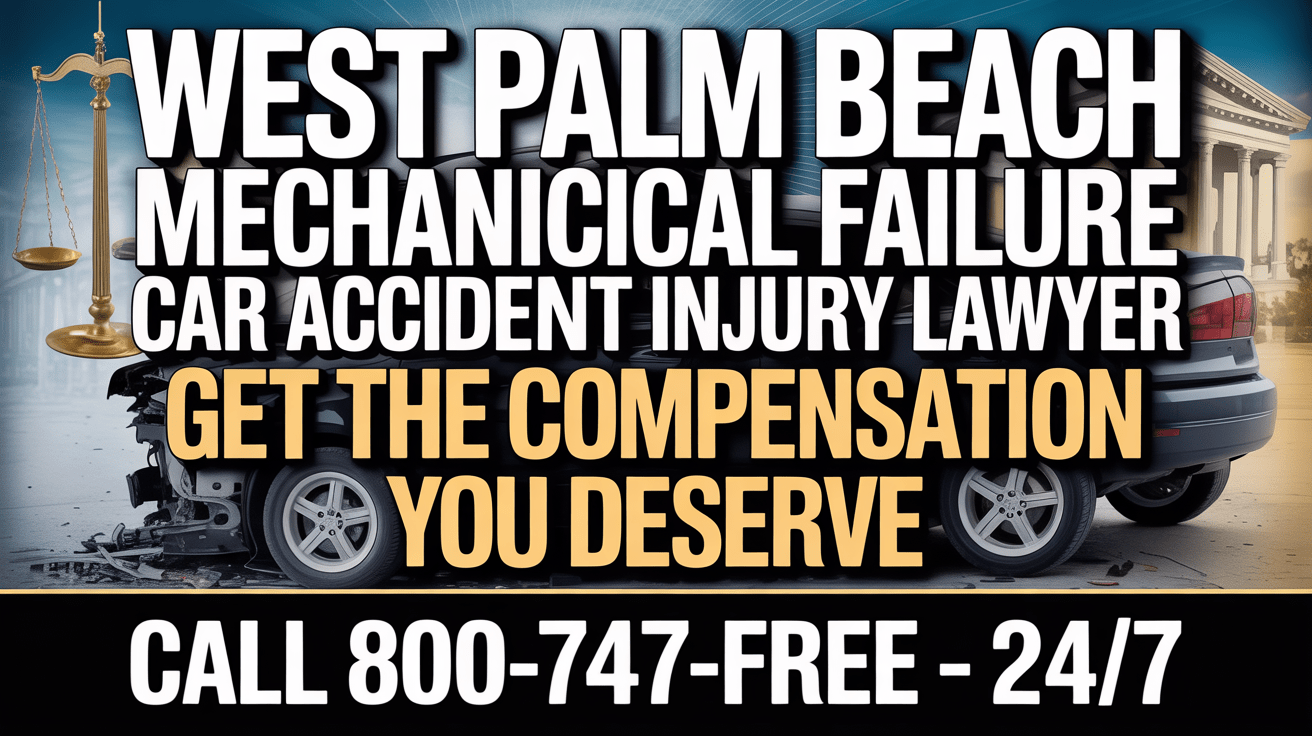 West Palm Beach Mechanical Failure Car Accident Injury Lawyer